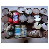 Lot of Vintage Flat Top Beer Cans