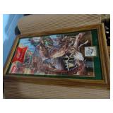 Miller High Life Pheasants Framed Mirrored Sign
