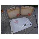 Lot of 3 BCCA Empty Can Totes - One Unused