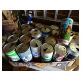Lot of Vintage International Tall Boy Beer Cans