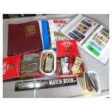 Large Lot of Vintage Matchbooks w/ Albums