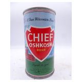 Vintage Chief Oshkosh 1962 Pull Tab Beer Can -