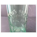 Frank Sinkey Wausaukee Wis 8oz Clear Bottle