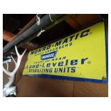 Vintage Monroe Monro-Matic Metal Sign 28.5"x10"-