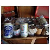 Lot of Vintage International Beer Cans