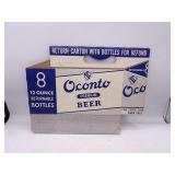 Vintage Oconto Beer WI 8-Pack Beverage Carrier