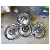 Lot of 4 Vintage 1969-82 GMC Hubcaps