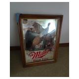 Miller High Life Wisconsin Pheasant Bar Mirror