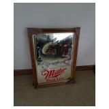 Miller High Life Wisconsin Muskellunge Bar Mirror