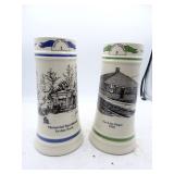 Set of Leinenkugel Historic Landmark Steins