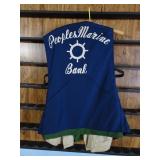 Vintage Peoples Marine Bank Hunting Vest with