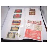 Lot of Vintage Marathon WI Beer Bottle Labels -