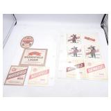 Lot of Vintage Marshfield WI Beer Bottle Labels -