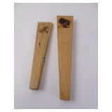 Two Brenner Brewing Co Wisconsin Tap Handles