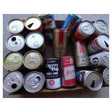 Lot of Vintage Beer & Soda Cans