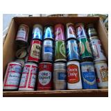 Large Lot of Vintage Beer Cans - Budweiser Hamm