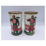 Pair of Vintage Paul Bunyan Beer Waukesha WI Flat