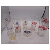 Lot of Misc Branded Bar Glasses
