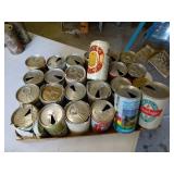 Lot of Vintage International Beer Cans