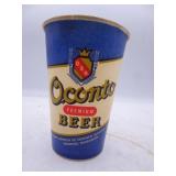 Vintage Oconto Beer Wax Paper Cup