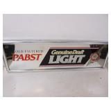 New Pabst Genuine Draft Bar Mirror - 26x8"