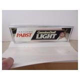 New Pabst Genuine Draft Bar Mirror - 26x8"