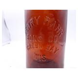 Large Antique Henry Rahr & Son Brewing Co Green