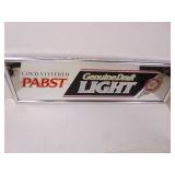 New Pabst Genuine Draft Bar Mirror - 26x8"