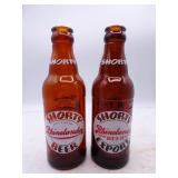 Lot of 2 Vintage Rhinelander Shorty Export Amber