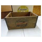 Antique Rhinelander Export Beer Wood Bottle Crate
