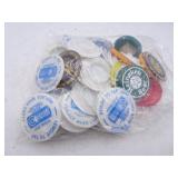 Lot of Vintage Plastic Keg Caps - Mostly People