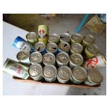 Lot of Misc. Collectors Vintage Beer Cans