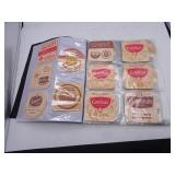 Binder of Vintage Gettelman Beer Coasters