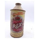 Vintage Fitgers Rex Beer Duluth MN Cone Top Beer