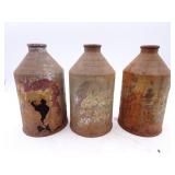 Lot of 3 Vintage Jung Pilsner Beer Random Lake WI