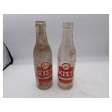 Lot of 2 Vintage Kist Oconto & Iron Mountain Soda