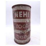 Antique NEHI Root Beer Flat Top Soda Can