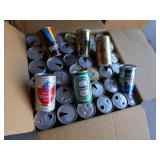Large Lot of Vintage International Beer Cans