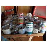 Lot of Vintage International Beer Cans