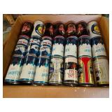 Box of Vintage Beer Cans