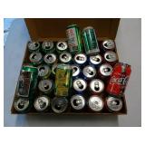 Lot of Newer Wisconsin Sports Soda Cans