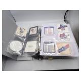 Binder of Miller Lite Collectors Beer Coasters