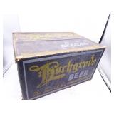 RARE Hochgreve Beer CARDBOARD Bottle Case Green