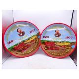 Lot of 2 Reproduction Leinenkugel Brewery 110th