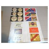 Lot of Vintage Misc Wisconsin Beer Bottle Labels