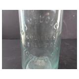 DJ McDougal Oconto Wis Clear 8oz Bottle