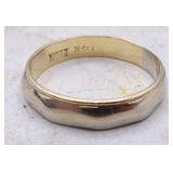 14k Elgin Two Tone Band Ring 2.84gtw Size 7 -