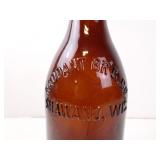 Raddant Brewing Co Shawano Wis 32oz Amber Bottle