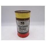 Vintage Meister Brau Pilsner Beer Flat Top Can