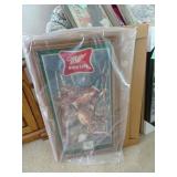 New Miller High Life Pheasant Framed Bar Mirror